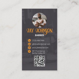 Barber Barbershop Hairstylist Business Card