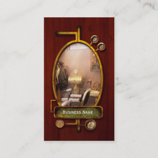 Barber - Basement barber Business Card (Front)