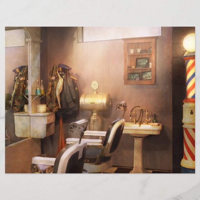 Barber - Basement barber Flyer (Front)