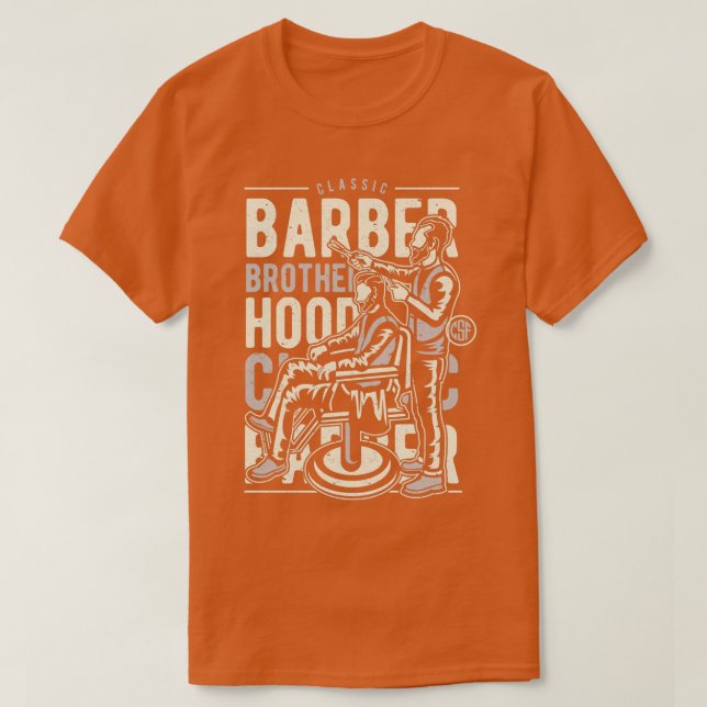 Barber Brotherhood 21 T-Shirt (Design Front)