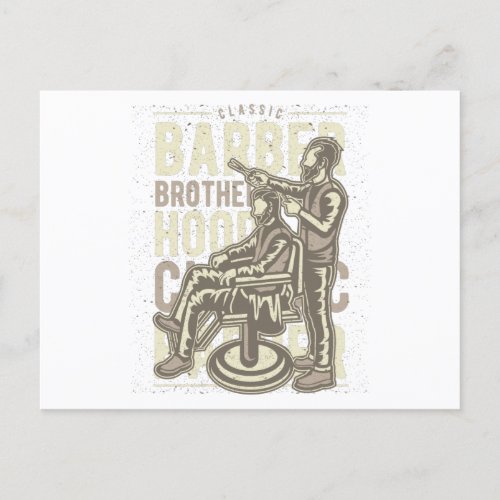 Barber Brotherhood Postcard