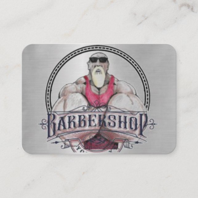 Barber Business Card (Front)