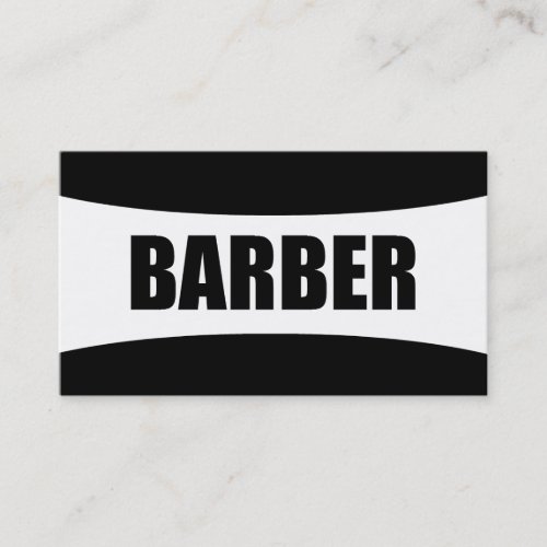 Barber Business Card