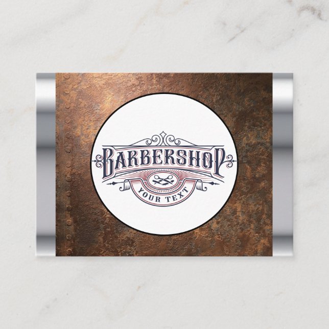 barber business card (Front)