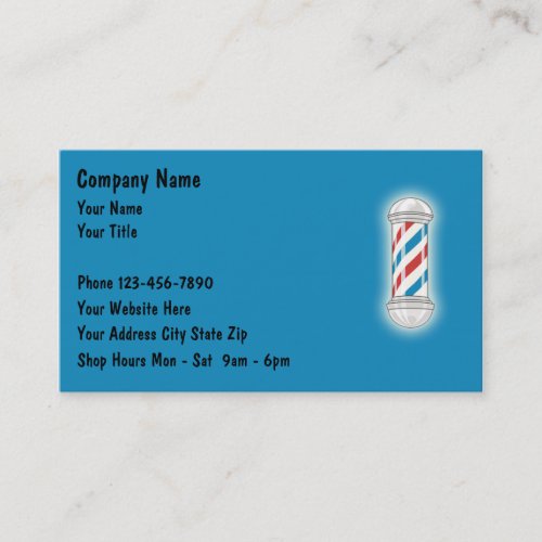 Barber Business Cards