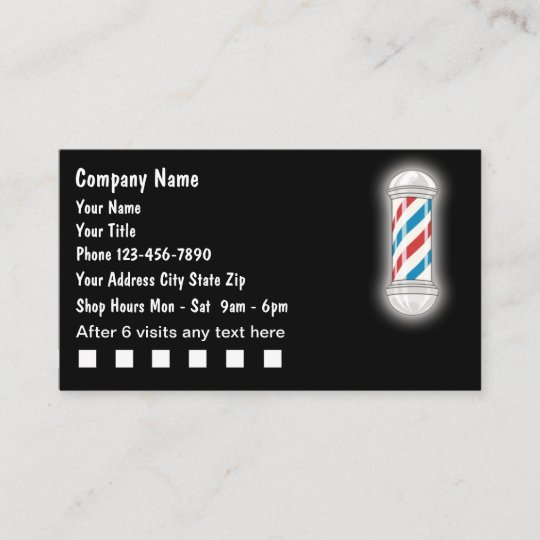 Barber Business Cards