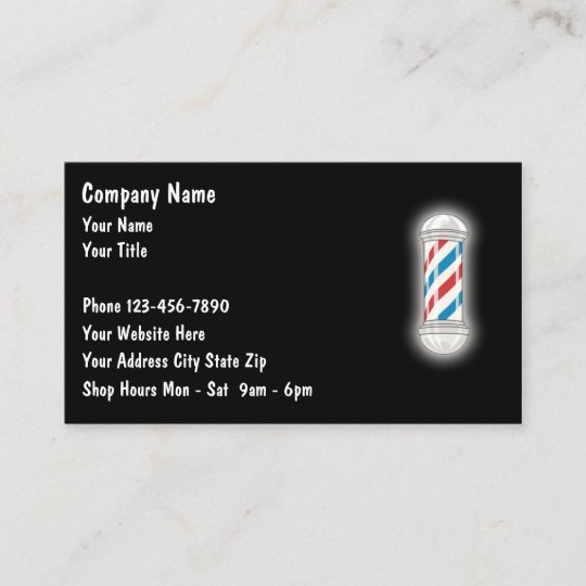 Barber Business Cards
