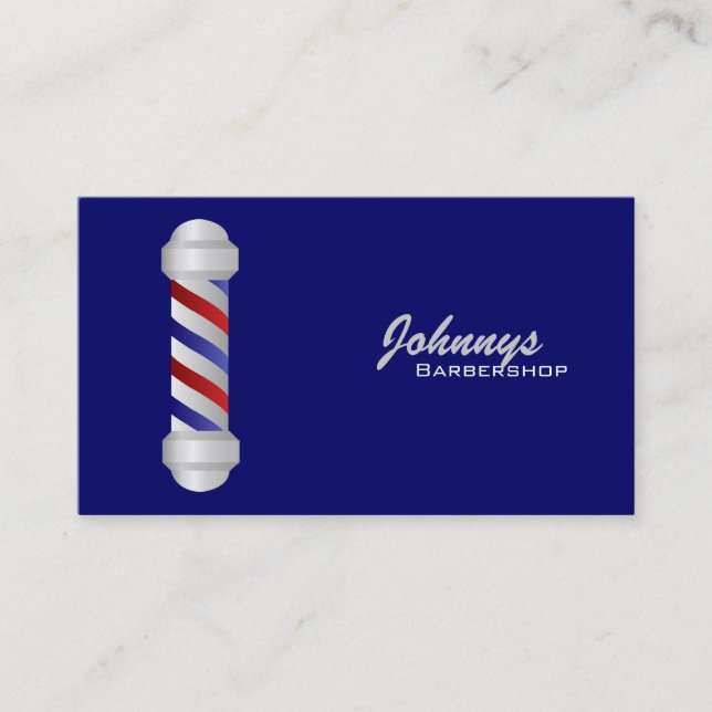 Barber Business Cards- color changeable Business Card (Front)