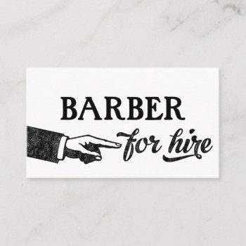 Barber Business Cards - Cool Vintage by NeatBusinessCards at Zazzle