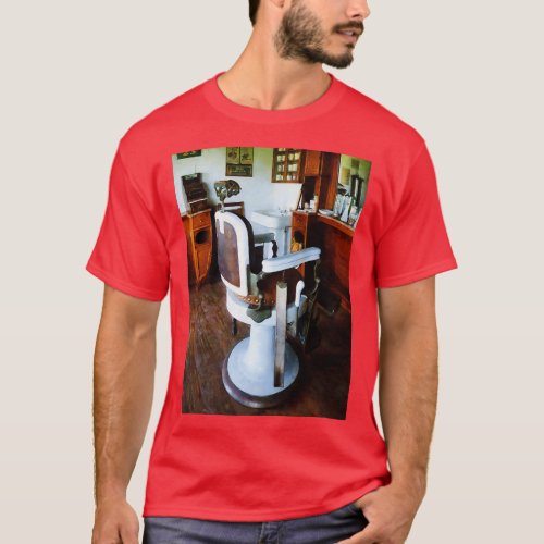 Barber Chair And Cash Register T_Shirt