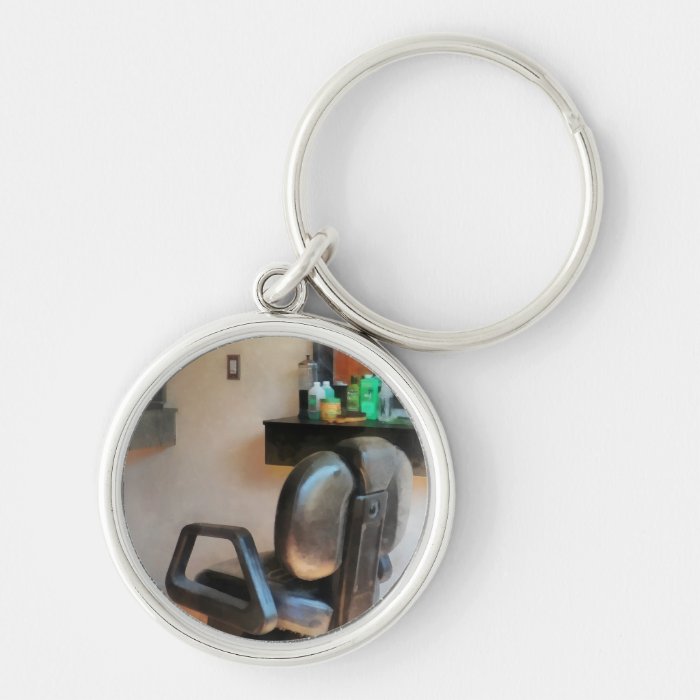 Barber Chair and Hair Supplies Key Chains