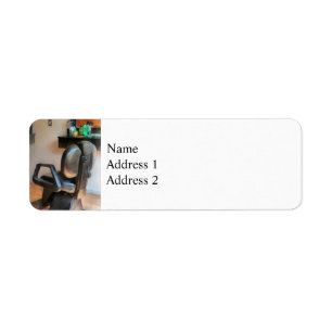 Barber Chair and Hair Supplies Label