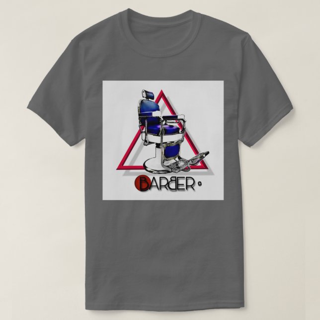 Barber Chair Classic TShirt (Design Front)