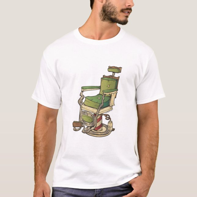 Barber Chair T-Shirt (Front)