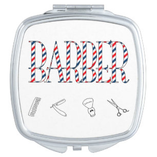 Barber Compact Mirror