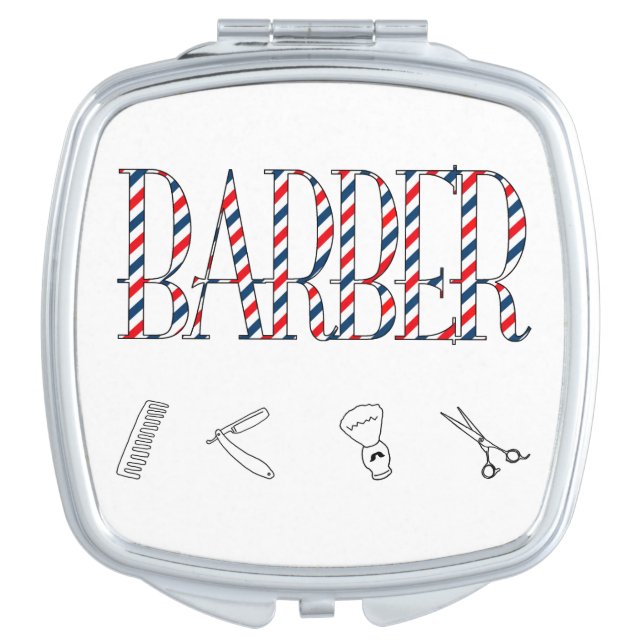 Barber Compact Mirror (Front)