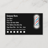 Barber Customer Loyalty Business Cards (Front)