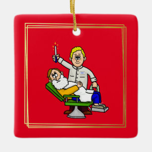 Barber Day Christmas Ornament