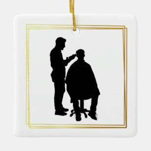 Barber Day Ornament