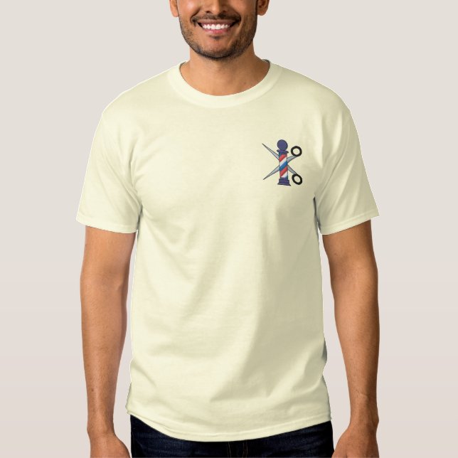 Barber Embroidered T-Shirt (Front)