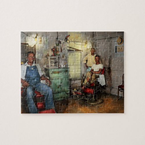 Barber _ Family owned 1942 Jigsaw Puzzle