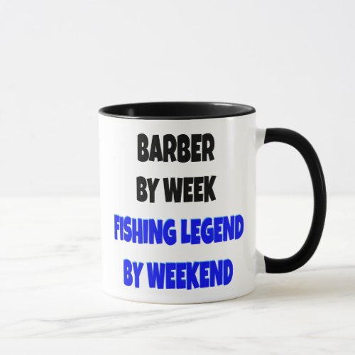 Barber Fishing Legend Mug