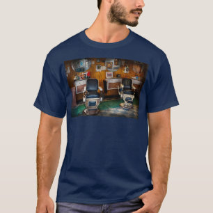Barber Frenchtown NJ Two old barber chairs T-Shirt