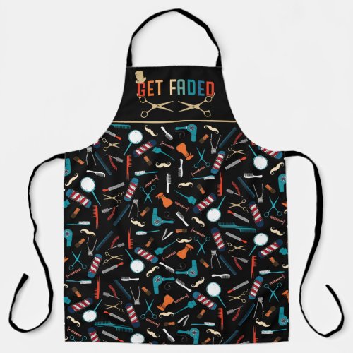 Barber Get Faded Apron