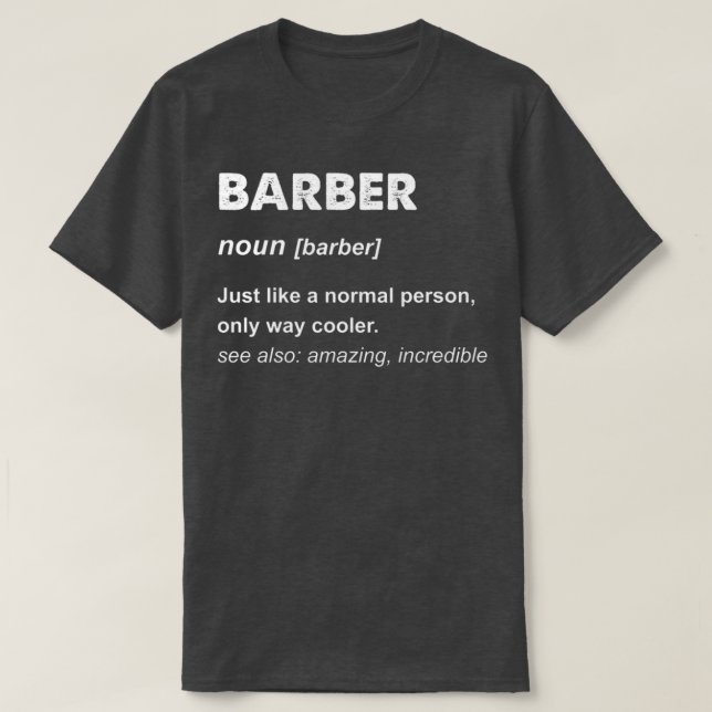 Barber Gift Classic TShirt (Design Front)