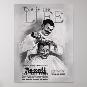Barber Grooming Poster