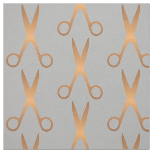 Vintage Scissors Hairstylist Hair Salon Fabric