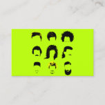 Barber Hair Salon - Various Hairstyles Business Card at Zazzle