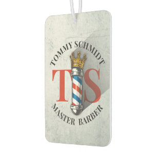 Barber Hair Shop King Crown Barber Pole Hair Salon Air Freshener