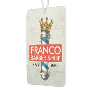 Barber Hair Shop King Crown Barber Pole Hair Salon Air Freshener