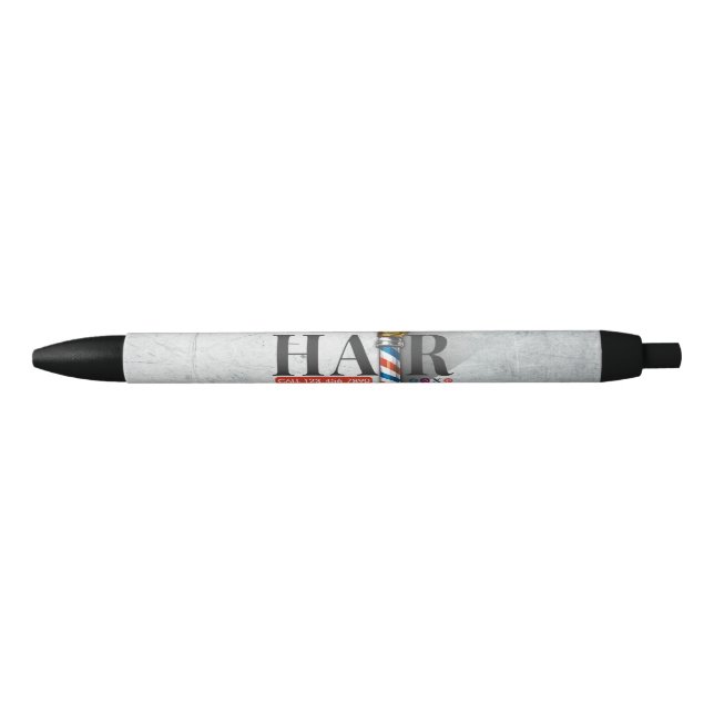 Barber Hair Shop King Crown Barber Pole Hair Salon Pen (Front)