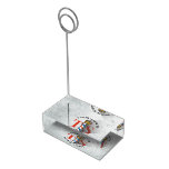 Barber Hair Shop King Crown Barber Pole Hair Salon Place Card Holder