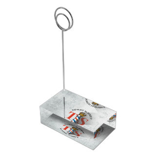 Barber Hair Shop King Crown Barber Pole Hair Salon Place Card Holder