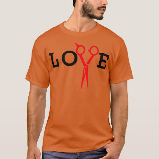 Barber Hair Stylist Love 2 T-Shirt