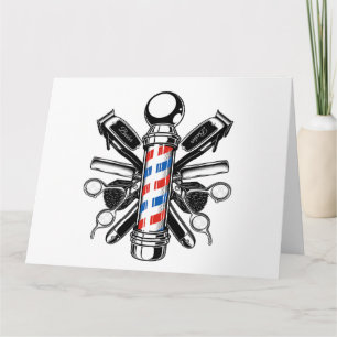Barber, hairdresser, hair hustler, haircutter Card