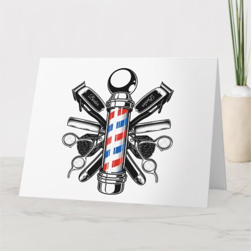  Barber hairdresser hair hustler haircutter Card