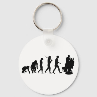 Barber hairdresser hair stylist keychain