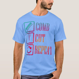 Barber Hairdresser Love And Mustache Haircut Love T-Shirt