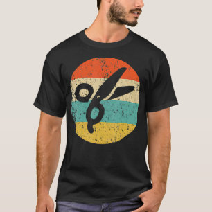 Barber Hairdresser   Vintage Retro Scissors T-Shirt