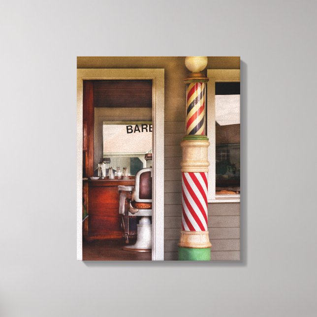 Barber - I need a hair cut Canvas Print (Front)