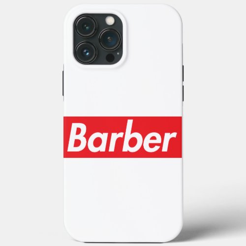 Barber iPhone 13 Pro Max Case