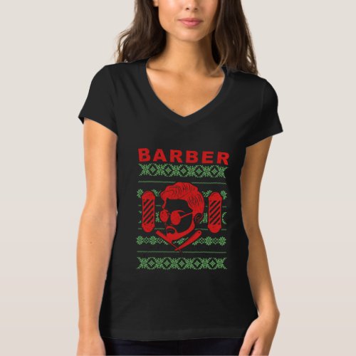 Barber Knit Ugly Christmas Sweater Gift