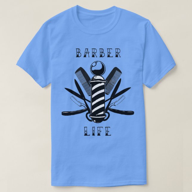 Barber Life 10 T-Shirt (Design Front)