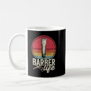 Barber Life Vintage Coffee Mug