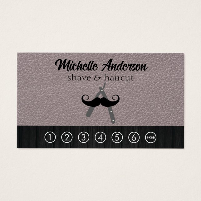 Barber Logo | Leather (Front)