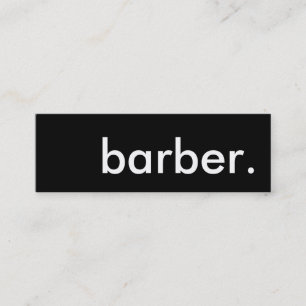 barber. loyalty punch card